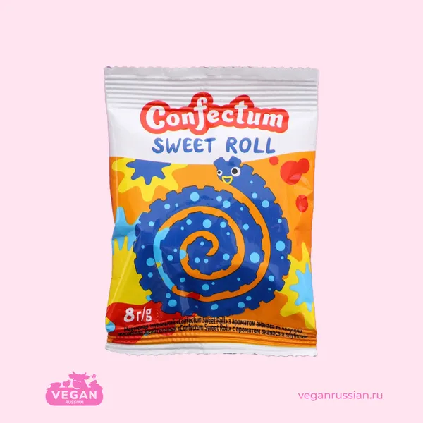 !!Откройте пост! 👆🏻 Мармелад Ананас-клубника Sweet Roll Confectum 8 г